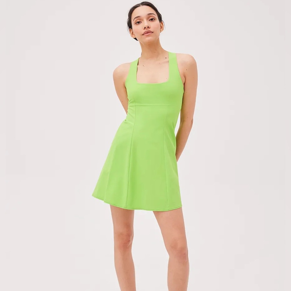 Outdoor Voices Cross Back Dress - Black - NWT